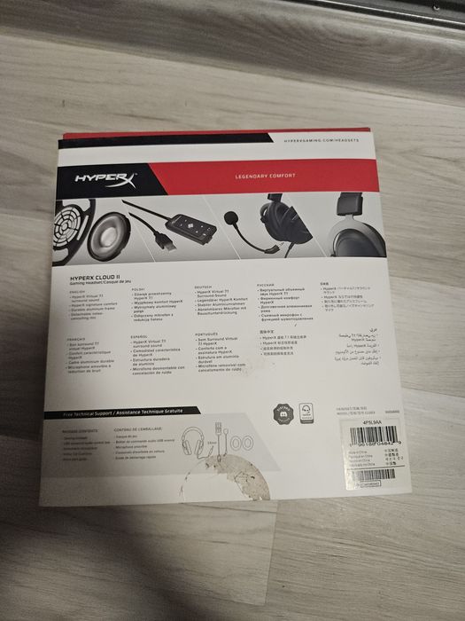 Casti Gaming cu Microfon HyperX Cloud 2 Legendary Comfort PC PS5 PS4