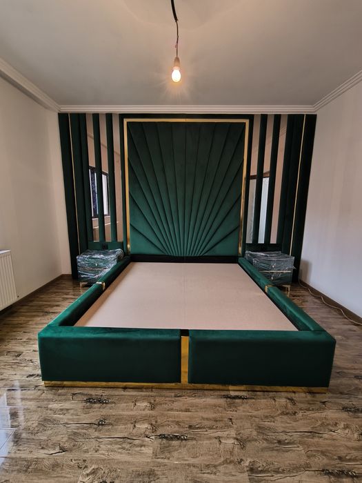 Pat tapitat 160x200 tablie mare