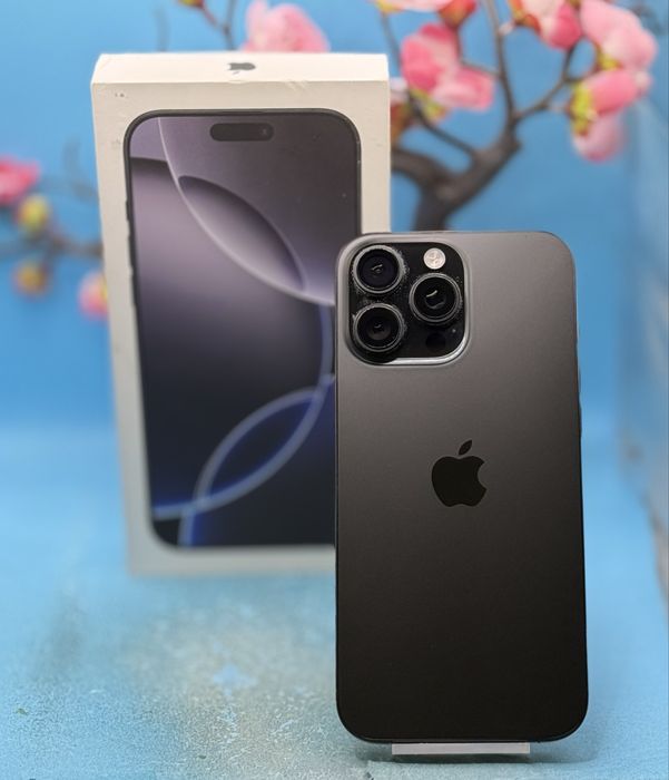 Apple iPhone 16 Pro Max, 256GB, 5G, Black Titanium