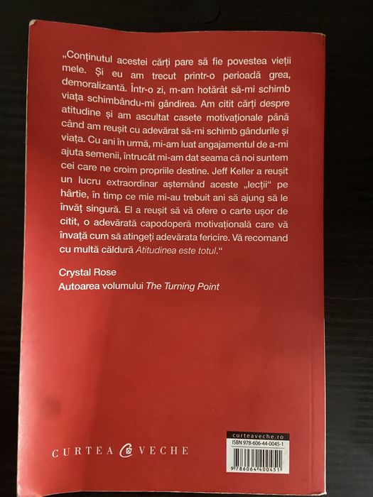 Carte Jeff Keller - Atitudinea este totul