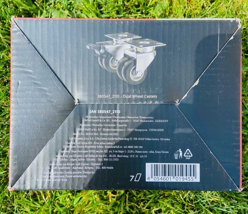 Ходови Колела за мебели – 4броя