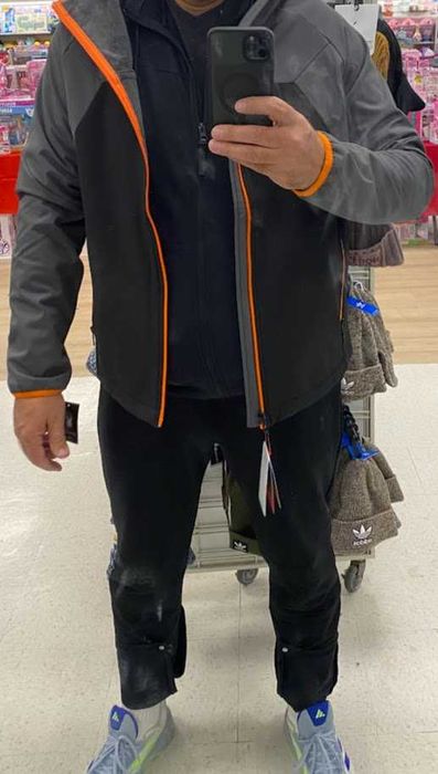 Spyder мъжко пролет/есен спортно яке черно/вулканично сиво - внос САЩ