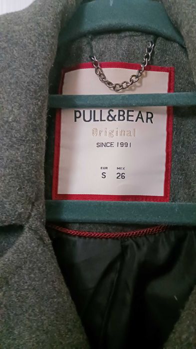 Вълнено палто.Сиво.В много добро състояние.