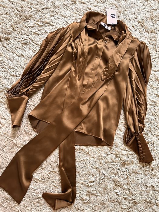 Camasa femei, TGH FASHION, Victorian, Bronz, Marime 34, cu eticheta