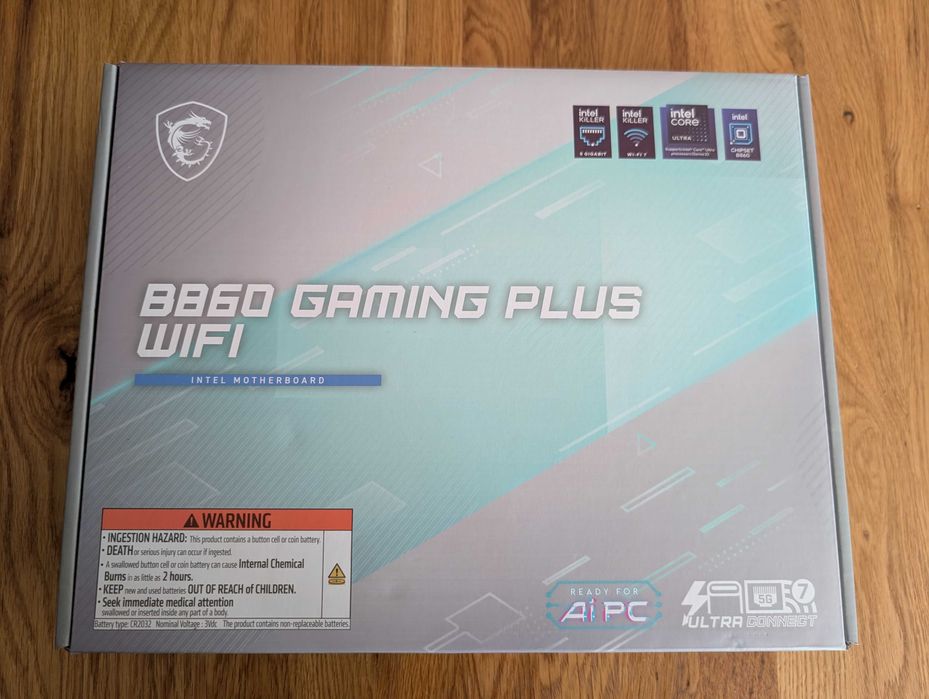 Дънна платка MSI B860 Gaming Plus Wifi в гаранция