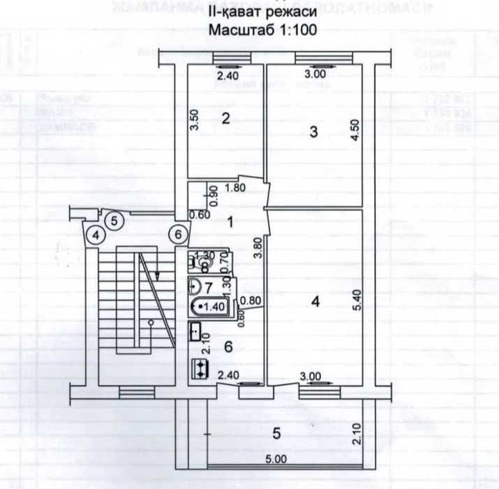 3 xonali kvartira ECO bozor