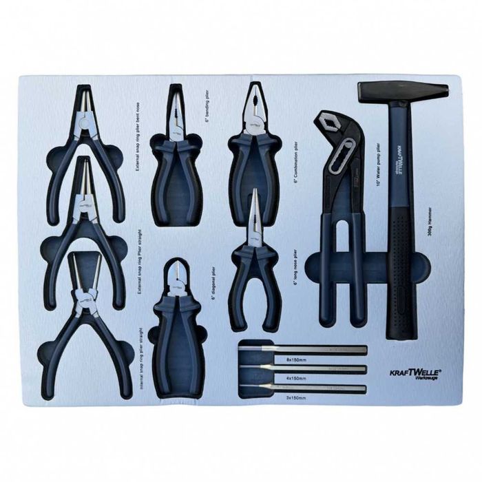 Количка с  7 чекмеджета ,6 пълни с инструменти KRAFTWELLE , XXL-05