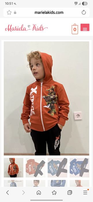 Детски комплект 134 нов