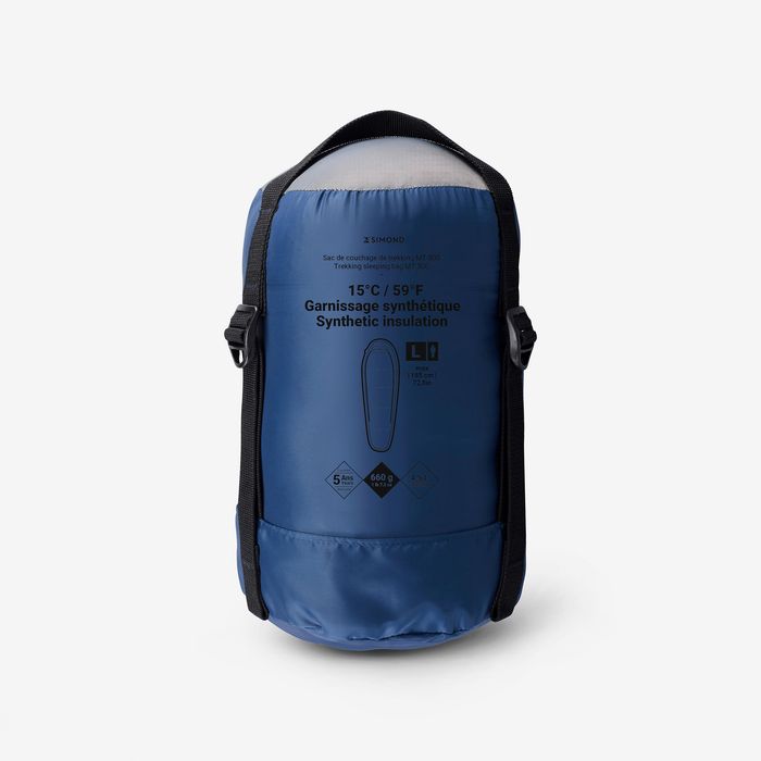 Sac de dormit de trekking 15°c, se poate - produs resigilat Decathlon
