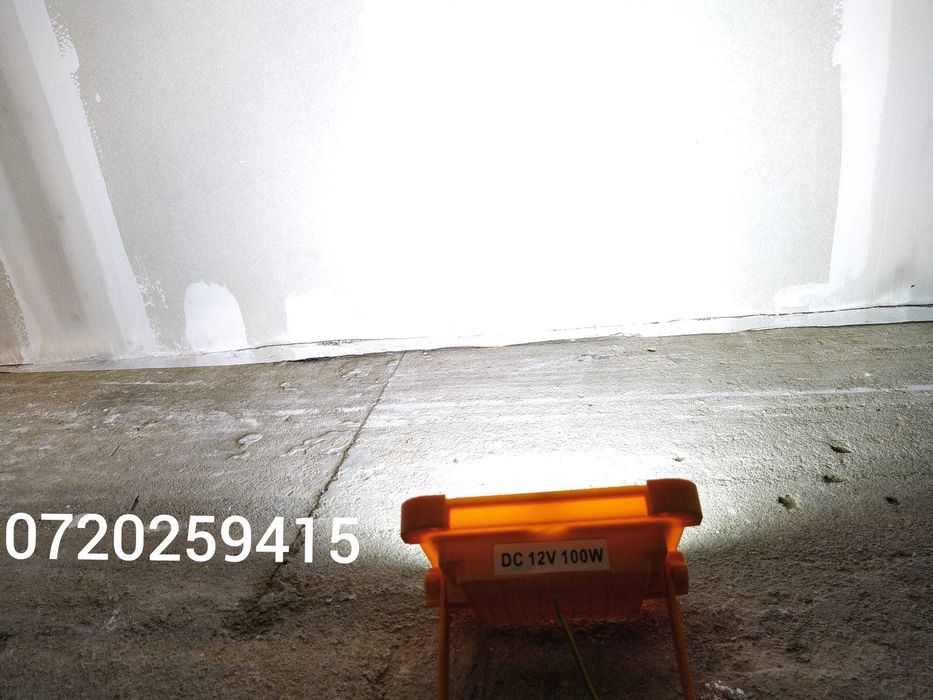 Proiector led Camping, Pescuit 100W - 12V  - 6000K-6500K