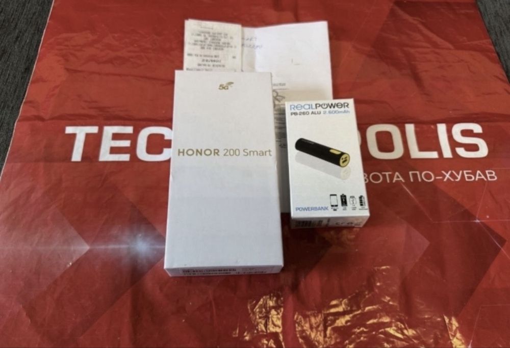 КАТО НОВ 256GB Honor 200 Smart 5G Гаранция Технополис 2026г. Black