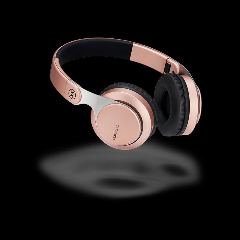 Mixx JX1 Bluetooth Wireless Wired on ear Stereo Headphones Rose