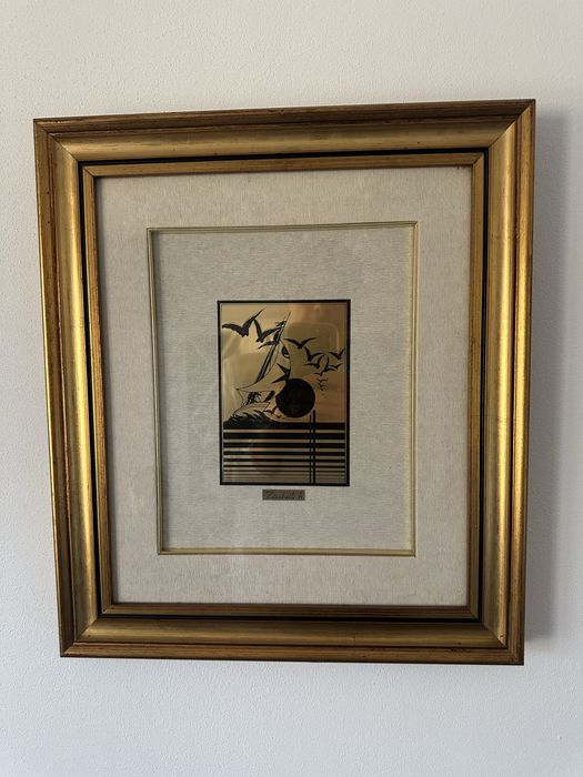 Tablouri inramate cu sticla in stare foarte buna