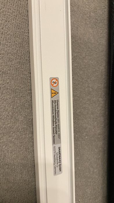 Plasa insecte/țânțari cu rama de aluminiu - Kit complet NOU