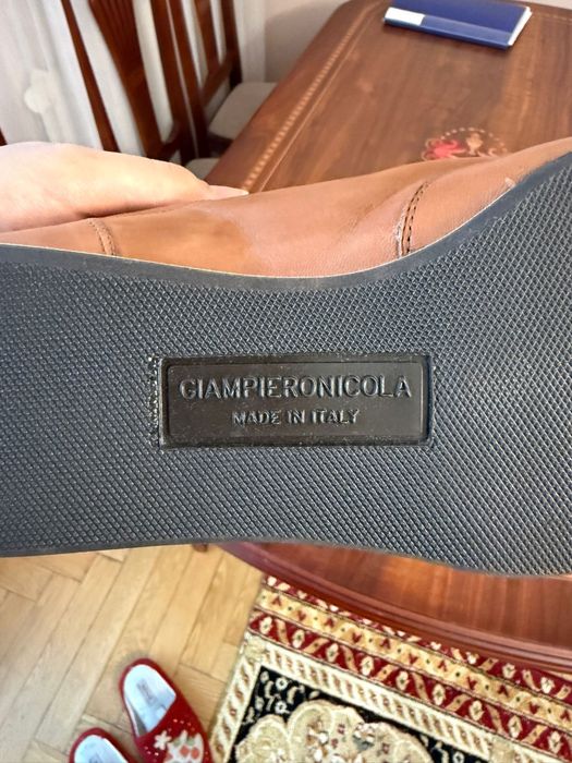 Туфли мужские, кожа Италия