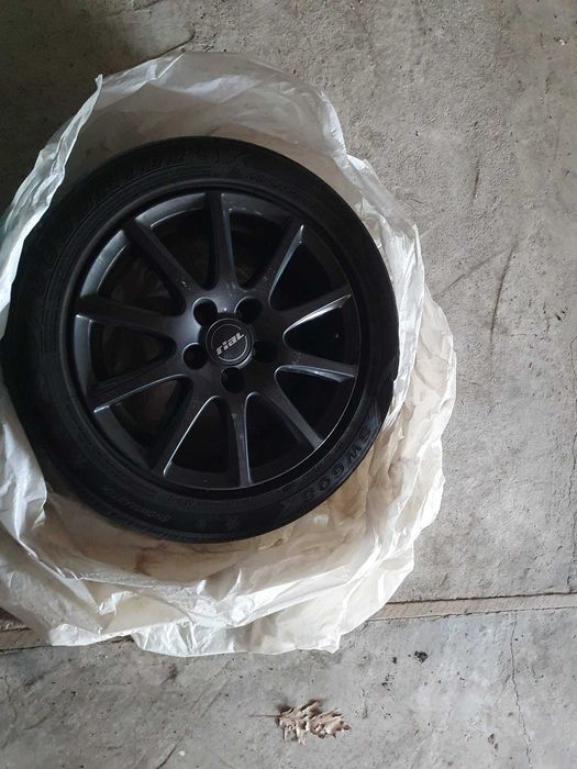 Jante Aliaj Rial Milano culoarea grafit/titanium Skoda Fabia/golf4 5x100  Anvelpe iarna