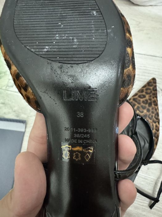 Lime туфли 38 размер подойдут на 37,5