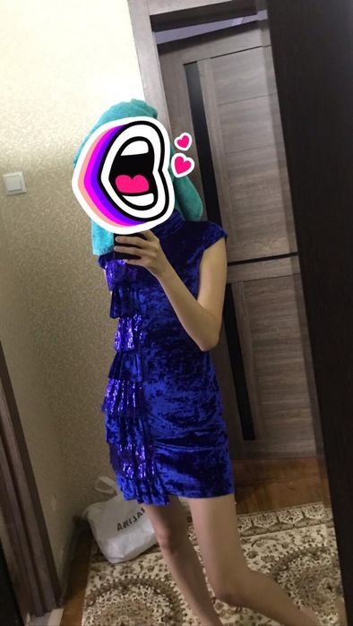 Нарядное платье из бархата