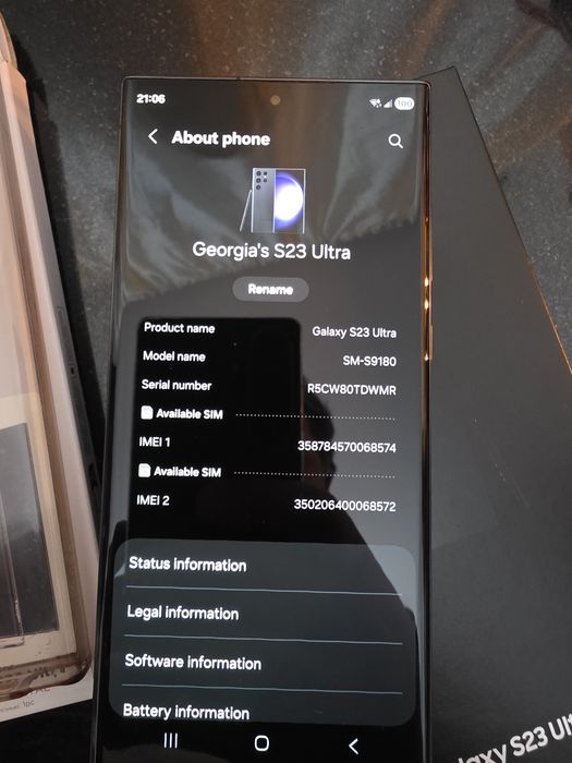 Samsung Galaxy S23 Ultra 256GB  12GB Ram