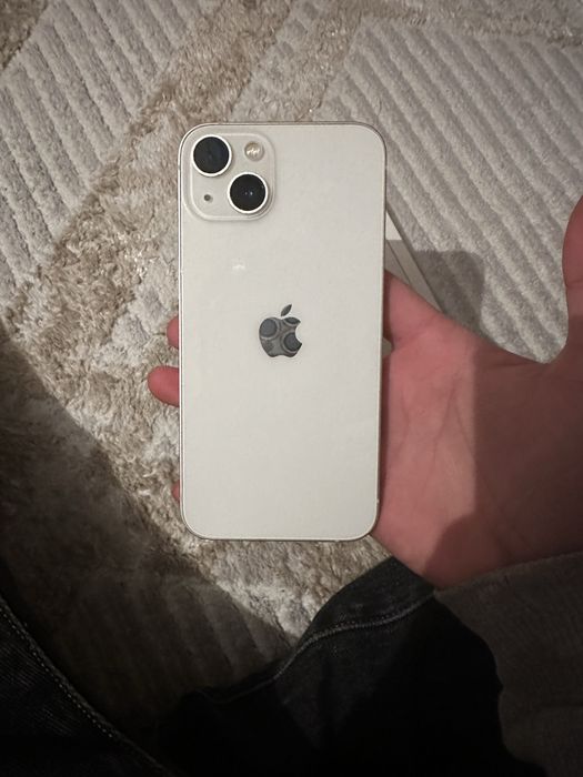 Айфон 13 128гб ақ түсті