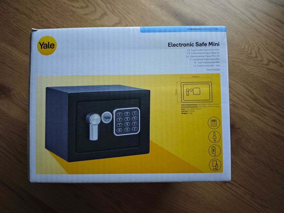 Seif electronic YALE Mini, YSV/170/DB2