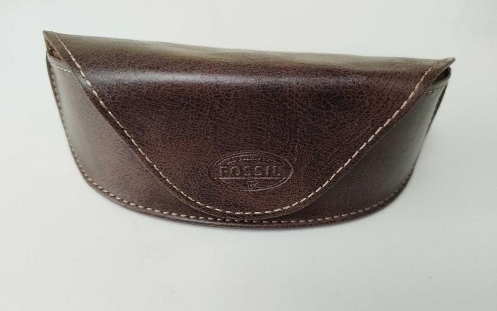 Toc Ochelari Fossil piele maro