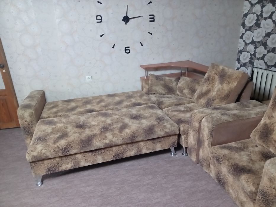 Диван угловой с креслом