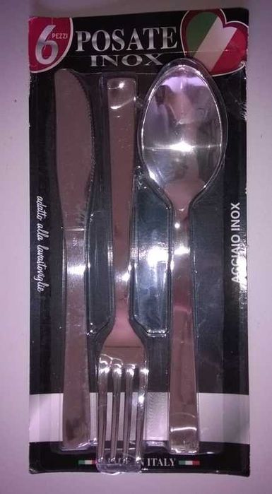 Италиански вилици и лъжици от неръждаема стомана