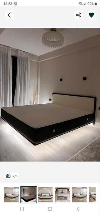 Двуспальная кроватьПарящие Loft krovat темир крават metal kalavat Лофт