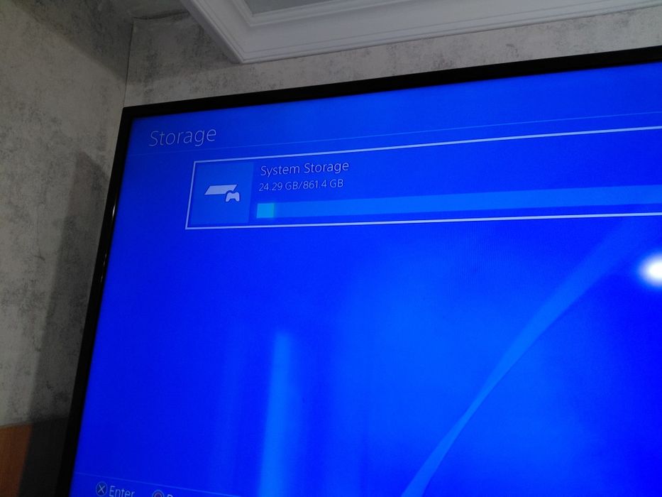 Прошитая ps 4, 1 tb + два геймпада.