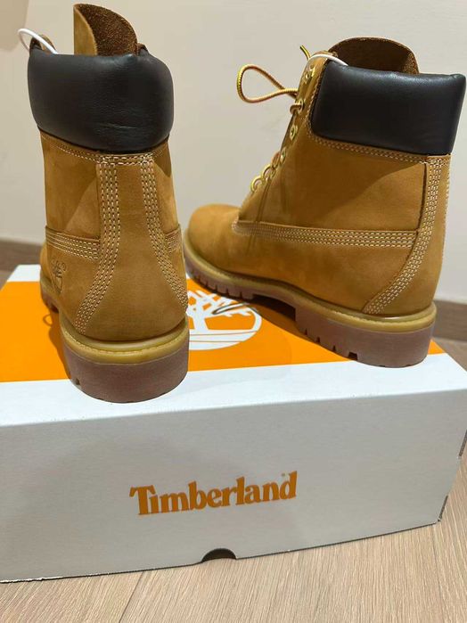 Timberland Yellow Boots, Size 40, New, Only Tried On Once