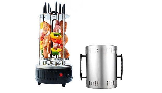 Новый! Вертикальная электрошашлычница shashlik barecue 8 шампуров pl30