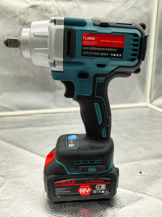 Surubelnita impact Flinke 68V cu 2 baterii 439 lei