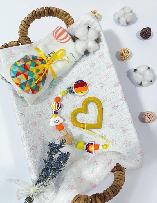 Клипс за биберон с/без гризалка