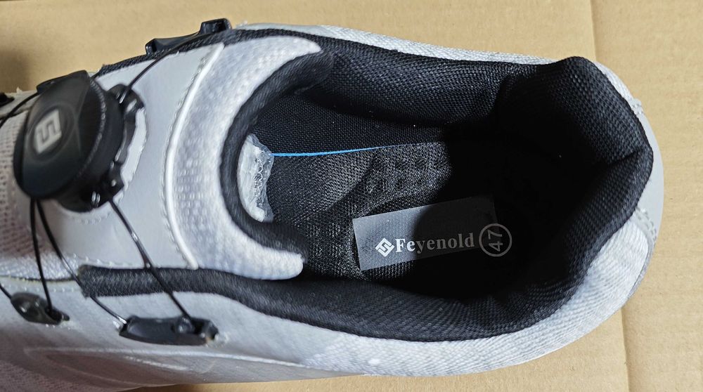 Велосипедни обувки, свръх леки, съвместими с Peloton & Look SPD-SL №47