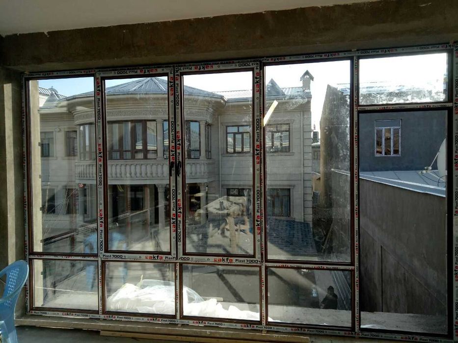 Пластиковые окна, двери, балконы, витражи, панорамное окно, портал