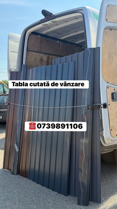 Tabla cutata maro gri zincata mat gri