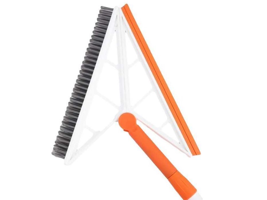 Силиконова метла/четка с регулируема дръжка – магическа двойна глава