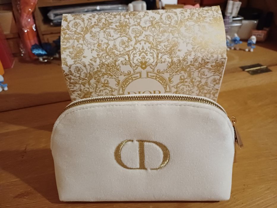 Portfard  alb /albastru -nou (Dior)