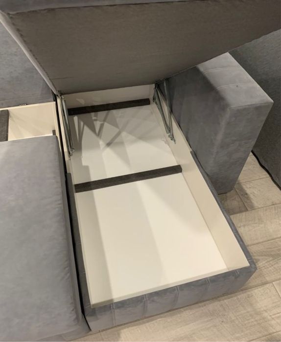 Диван серый раскладной