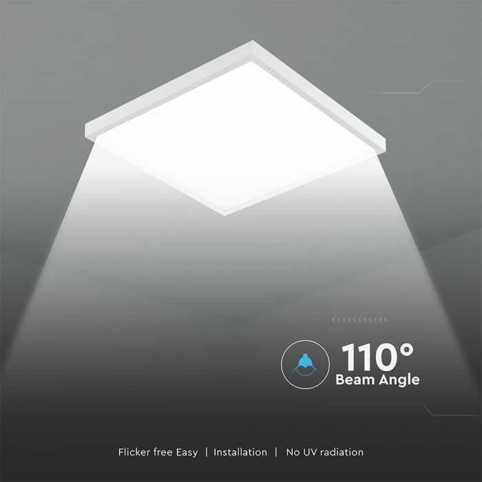 LED Панел V-tac 36W 60*60см Открит (Външен) Монтаж или Монтаж в Растер