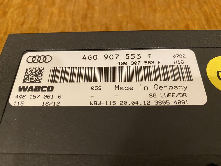 Modul suspensie Audi A6 A7 A8 : 4G0907553B / 4G0907553F