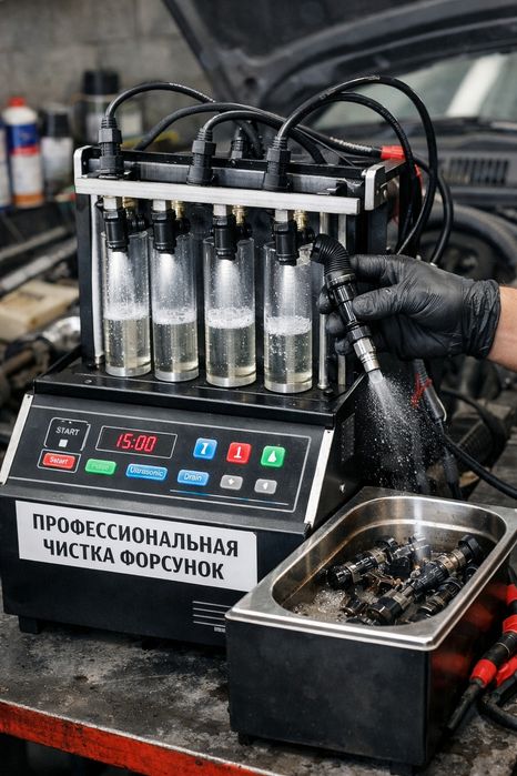 Профессиональная чистка инжекторов форсунок