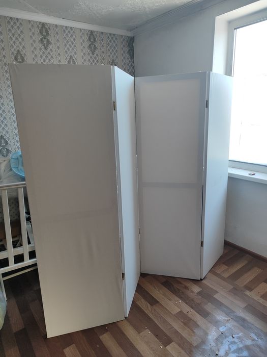 Ширма  белая 4 секции