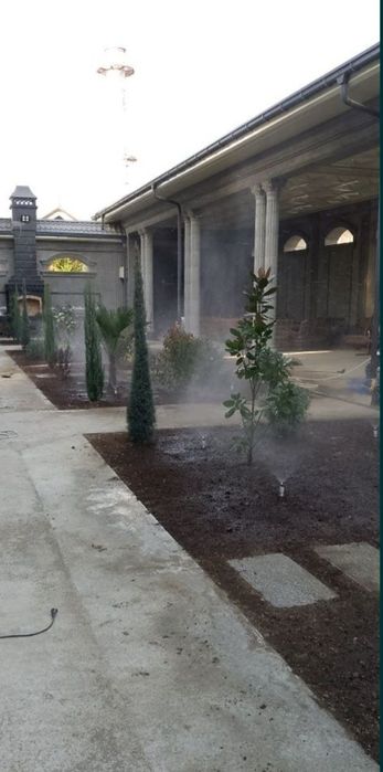 Посев  бренд  газон  рулонные  газон Авторадио  поливной  система