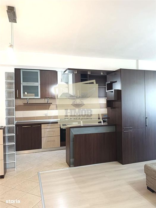 Apartament mobilat 59 mpu etaj intermediar terasa in blocul Y