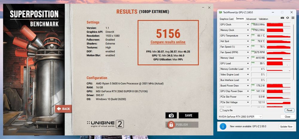 Видеокарта MSI RTX 2060 Super Ventus GP