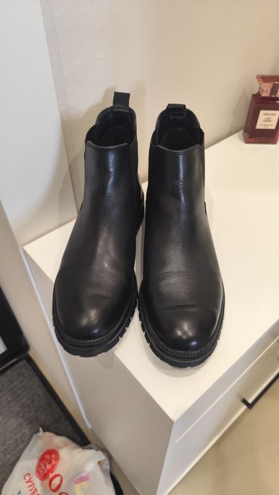 Ботинки 40р.кожа.сапоги