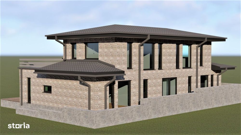 Teren intravilan, 1000 mp, proiect duplex P+E, zona Sinaia - Zamora