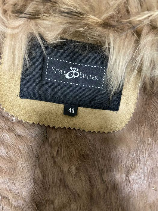 ''Style Butler''оригинален дамски елек от естествен косъм